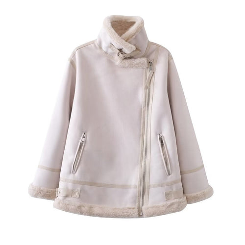 Women Cotton Coat Fleece Padded Jacket Temperament