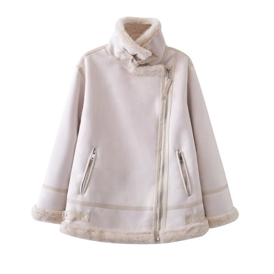 Women Cotton Coat Fleece Padded Jacket Temperament