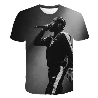 Nipsey Hussle T Shirts Rapper 3D Digital Printing