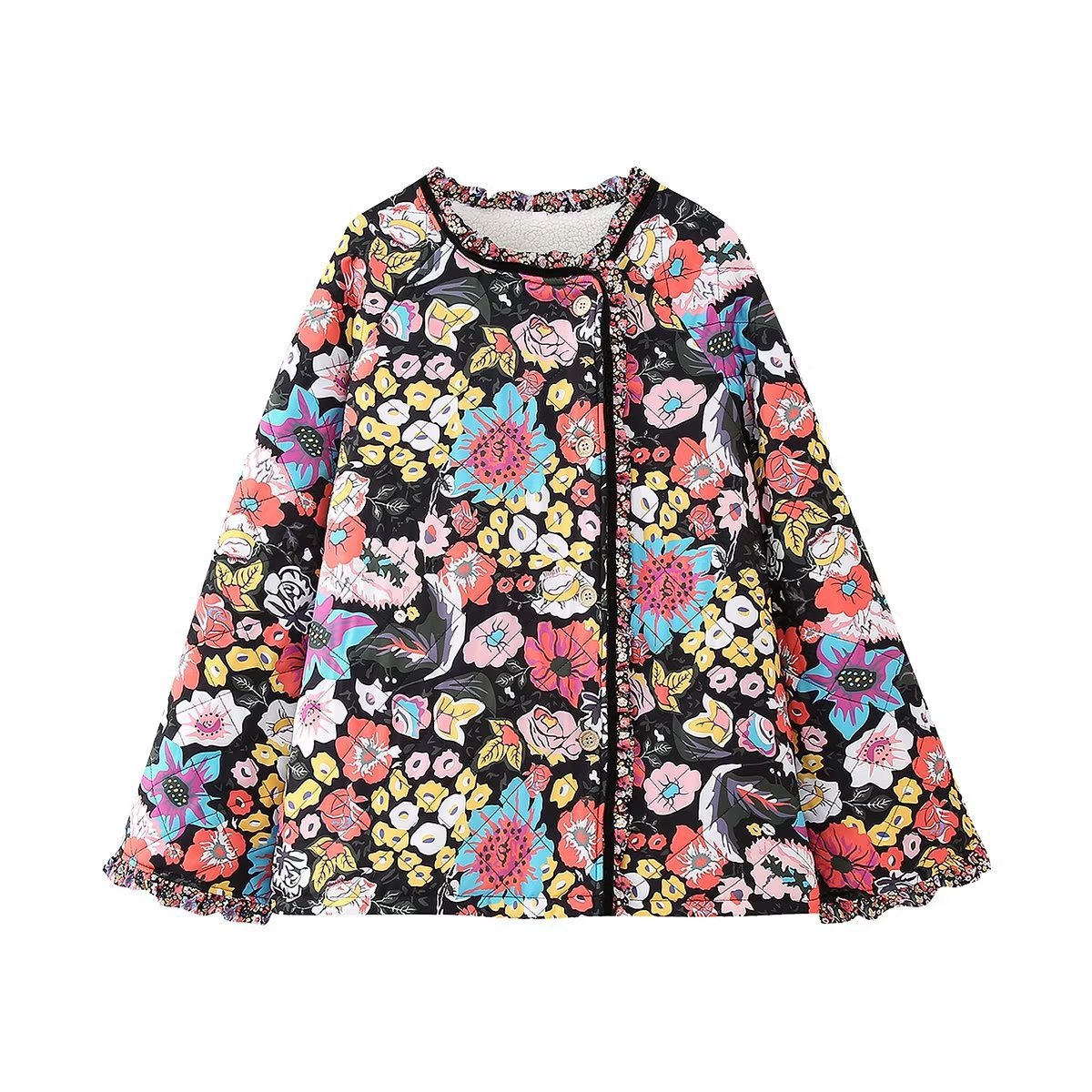 Women Cotton Coat Imitation Cashmere Comfort and Casual Loose