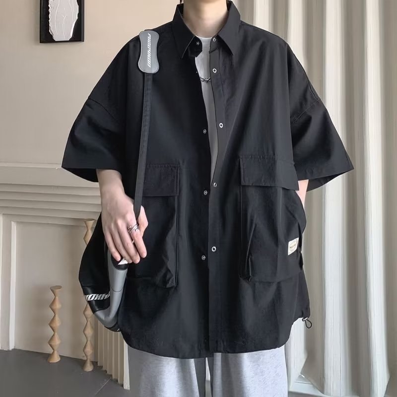 Men Shirts Summer Casual Jacket
