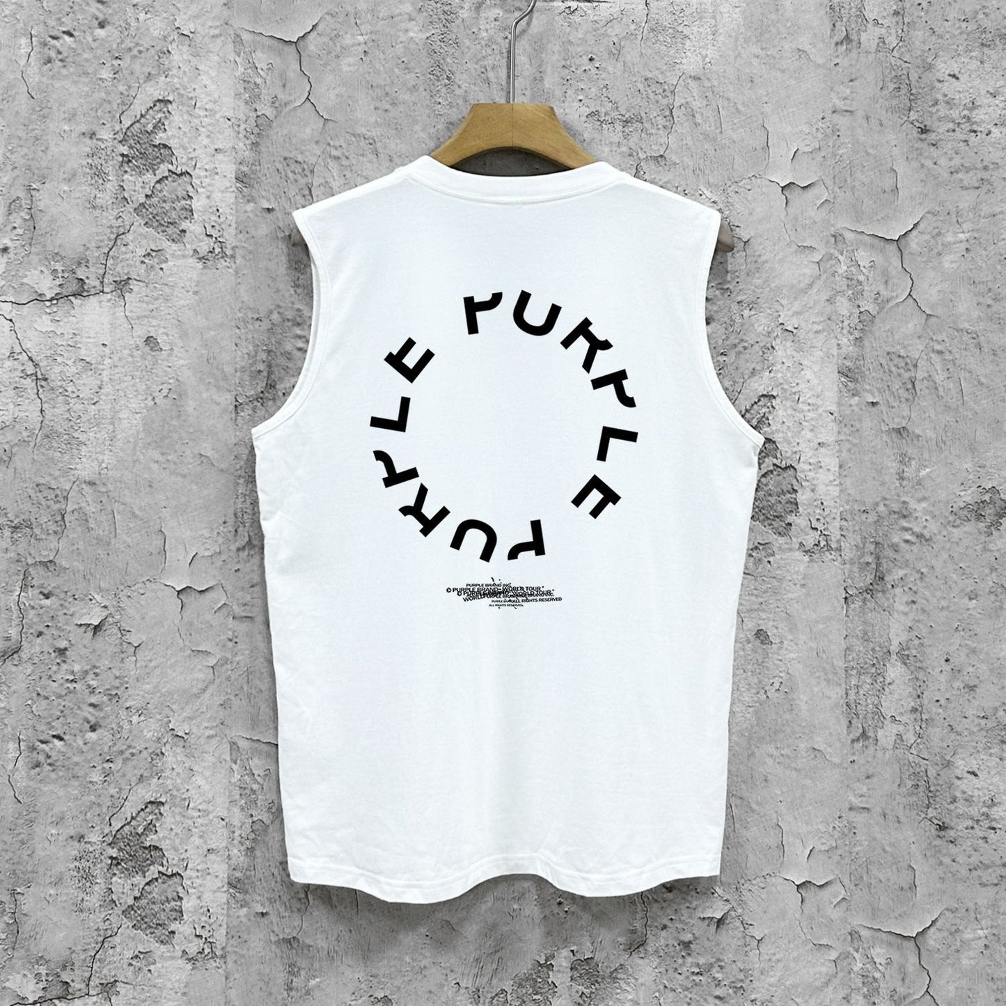 Purple Brand Tank T Shirts Sleeveless T-shirt Vest