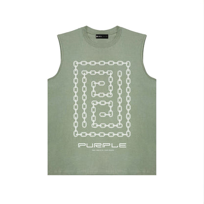 Purple Brand Tank T Shirts Sleeveless T-shirt Vest