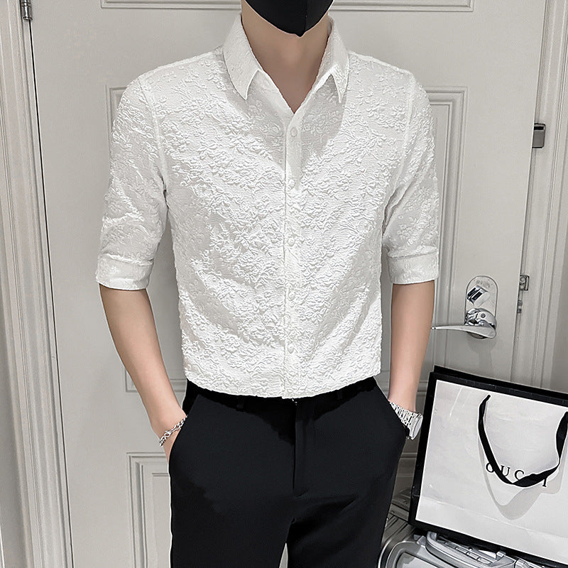 Men's Shirts Summer Slim Fit Fashion