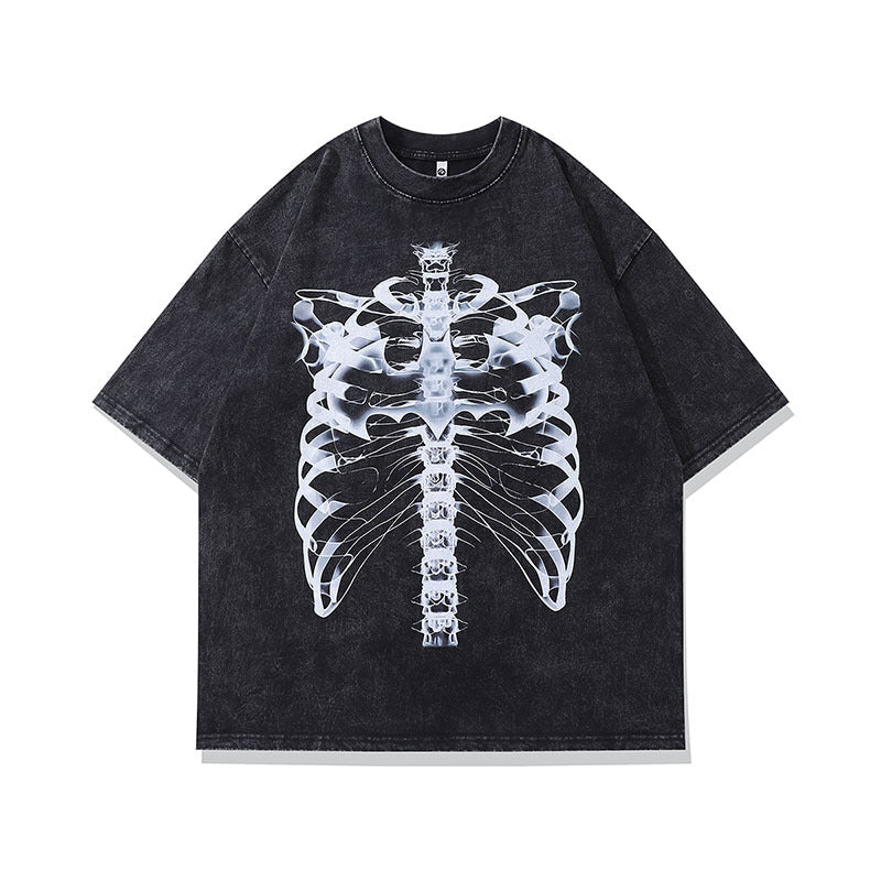 Men's T-Shirt Short-Sleeved T-shirt Men's and Women's Retro