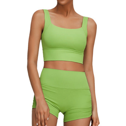 Women Yoga Set Sports Suit Sports Underwear Sports and Fitness Shorts