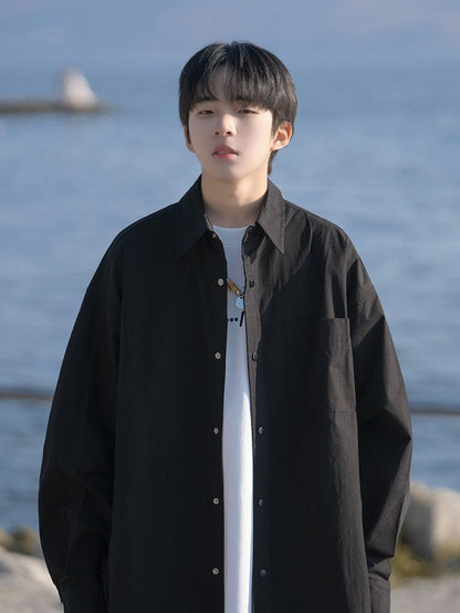 Men Shirts Fashionable Jacket Spring and Autumn
