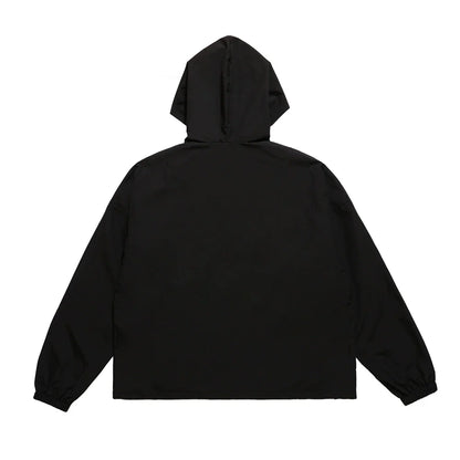 Men Jacket Coat Shell Jacket Men Outdoor Windproof Exercise Hooded Coat Loose Spring and Autumn