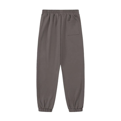 Men Sweatpants Loose Sweatpants Men's Lettered Casual Elastic Waist Ankle-Tied Sports Trousers