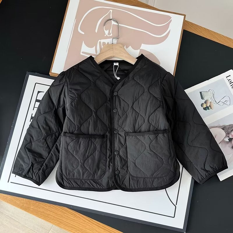 Women Cotton Coat Warm Rhombus Coat