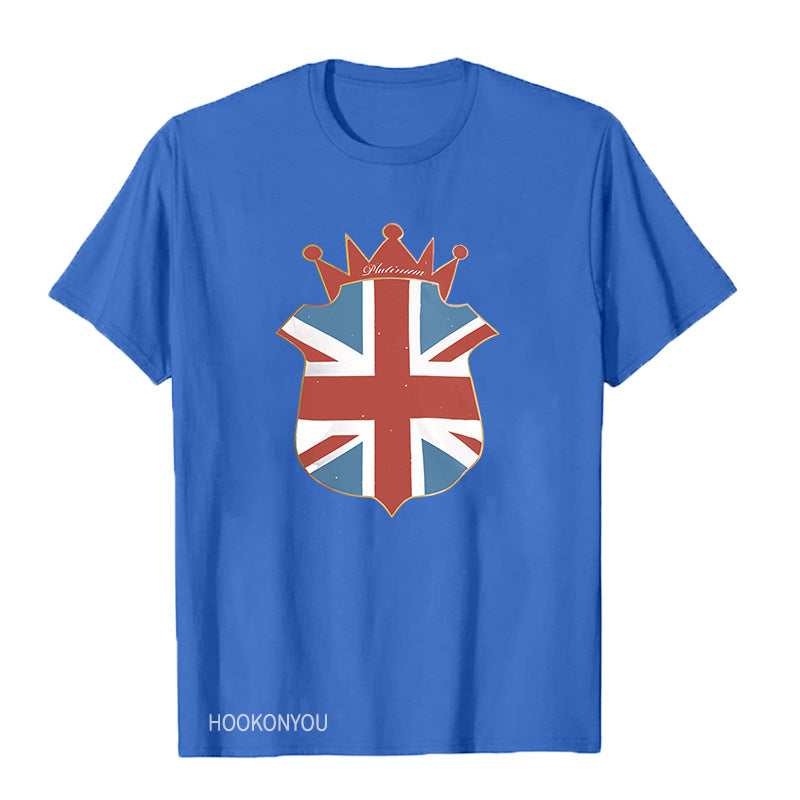 Inspired by Queen's Platinum Jubilee 2022 Elizabeth 70 Years T-shirt Short Sleeve T-shirt