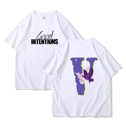 Summer Retro Cotton Vlone Brand Printed Quality Women