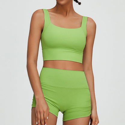 Women Yoga Set Sports Suit Sports Underwear Sports and Fitness Shorts