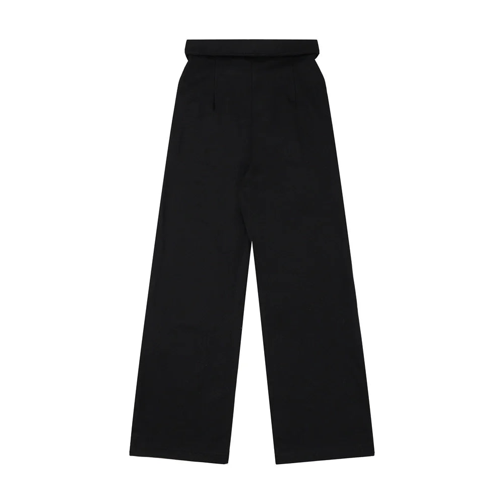Men Sweatpants Cartoon Graffiti Printing Straight Casual Pants Men Loose-Fitting Wide-Leg Trousers