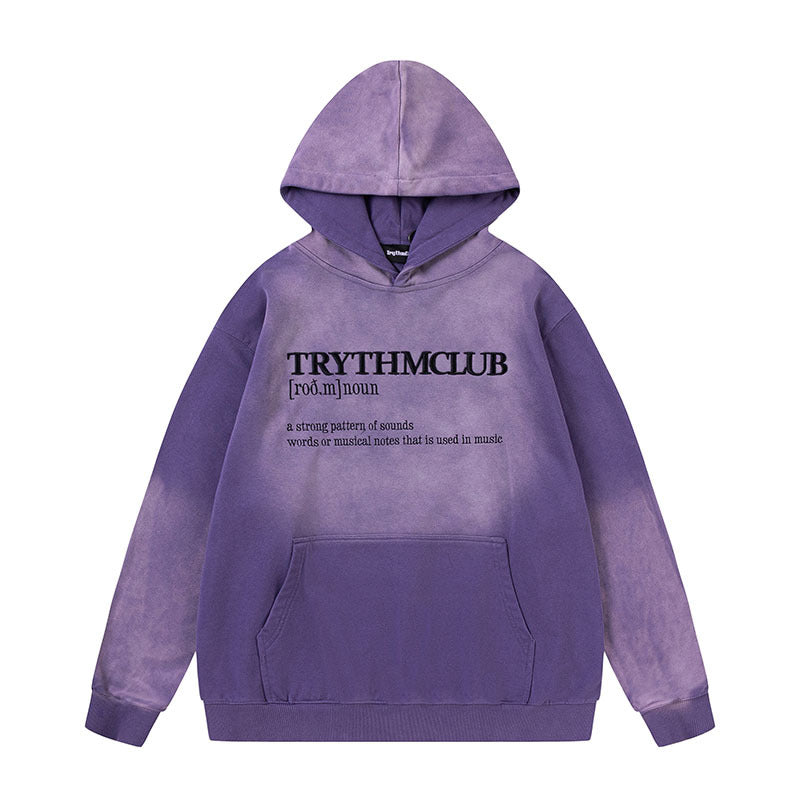 Men Hoodie Old Casual Hooded Sweater Men and Women Oversize Couple's Tops