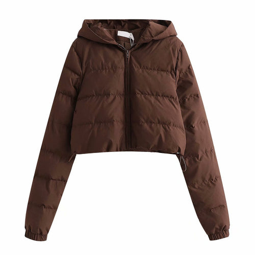 Women Cotton Coat Simple down Jacket