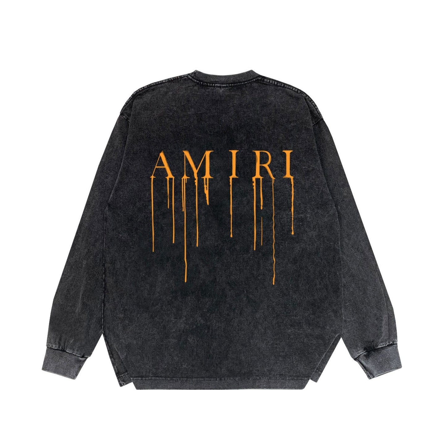 Amiri Long-Sleeve Shirt Vintage Distressed Long Sleeve T-shirt