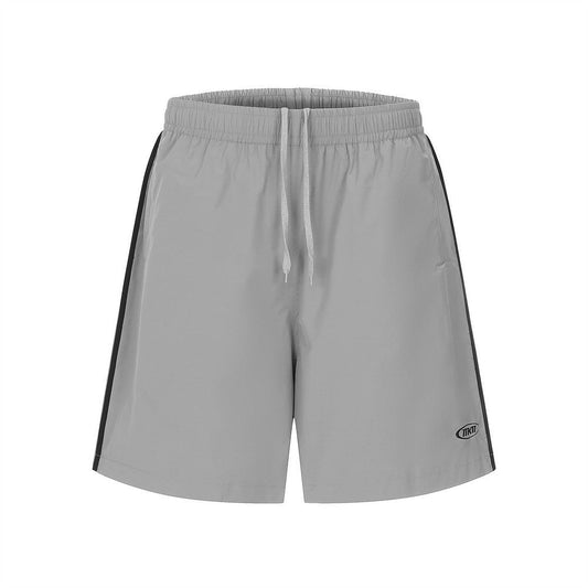 Men Shorts Side Striped Loose Sports Shorts Elastic Waist