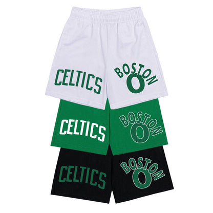 NBA Shorts NAB Celtic Sports Shorts Men's Running Loose Breathable