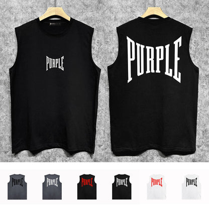 Purple Brand Tank T Shirts Sleeveless T-shirt Vest