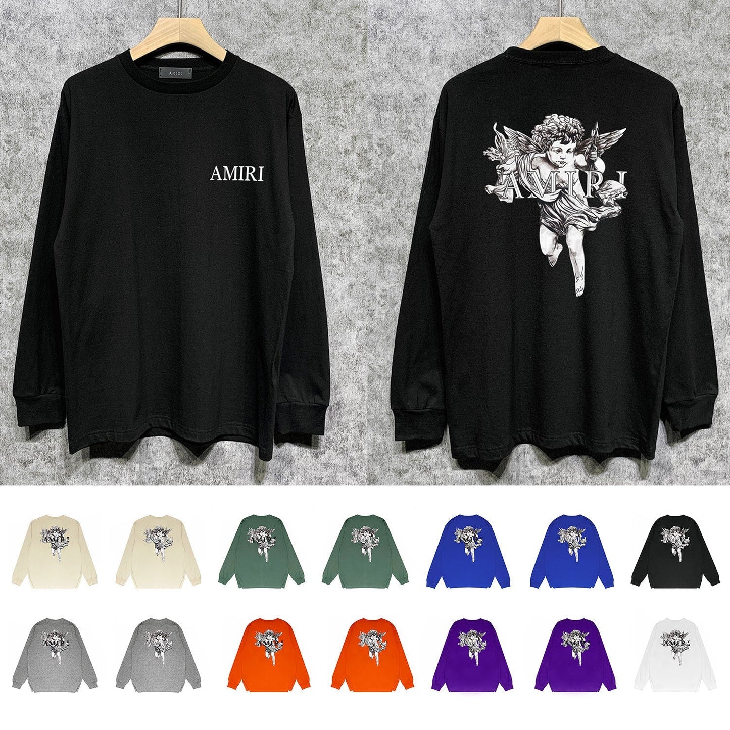 Amiri Sweatshirt Long Sleee Shirts