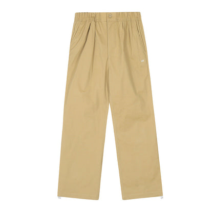 Men Sweatpants Casual Pants Men's Tooling Straight-Leg Trousers Baggy Pants Feet Drawstring Jogger Pants