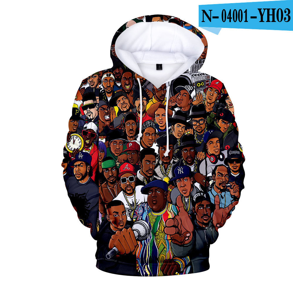 Nipsey Hussle Hoodie Digital 3D Printing