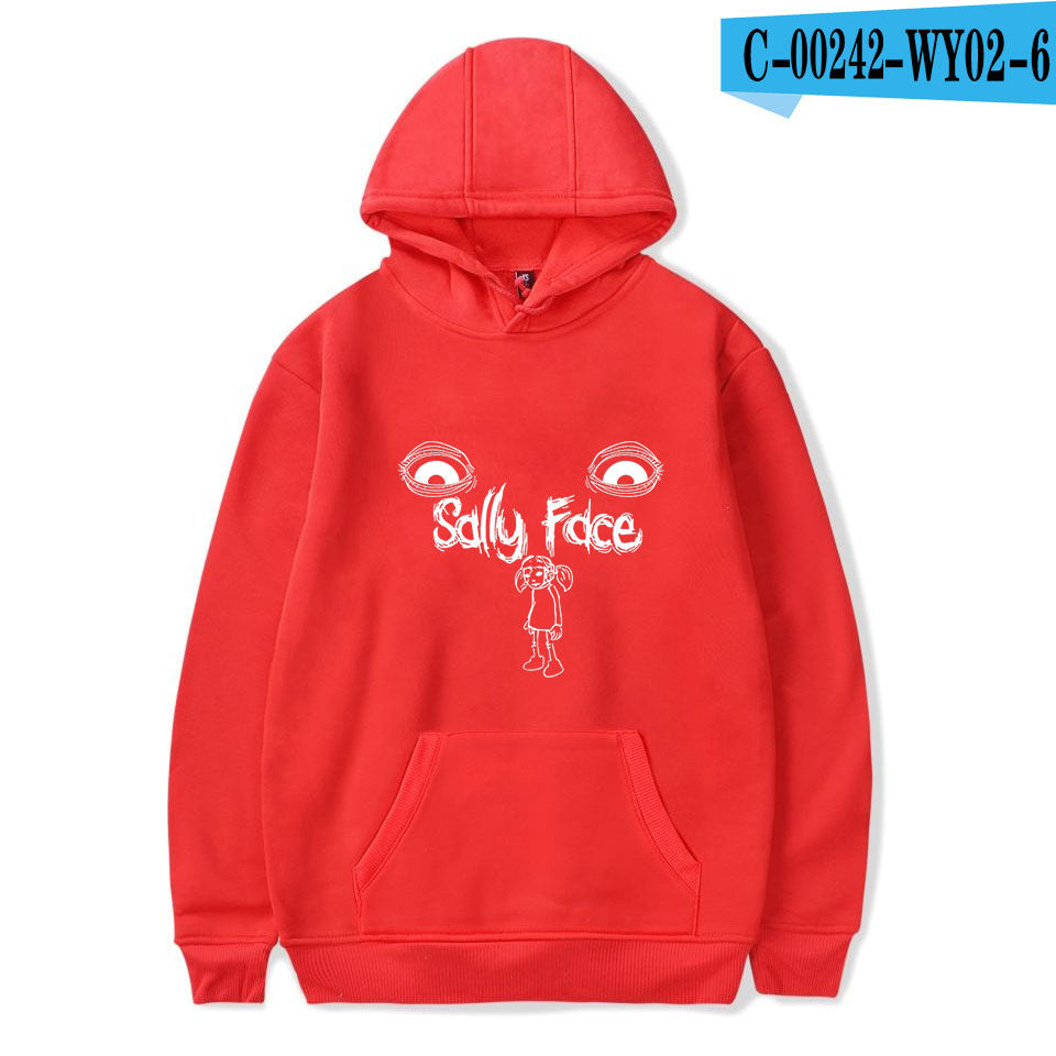 Sally Face Hoodie Game Character Printing Fashion Personality