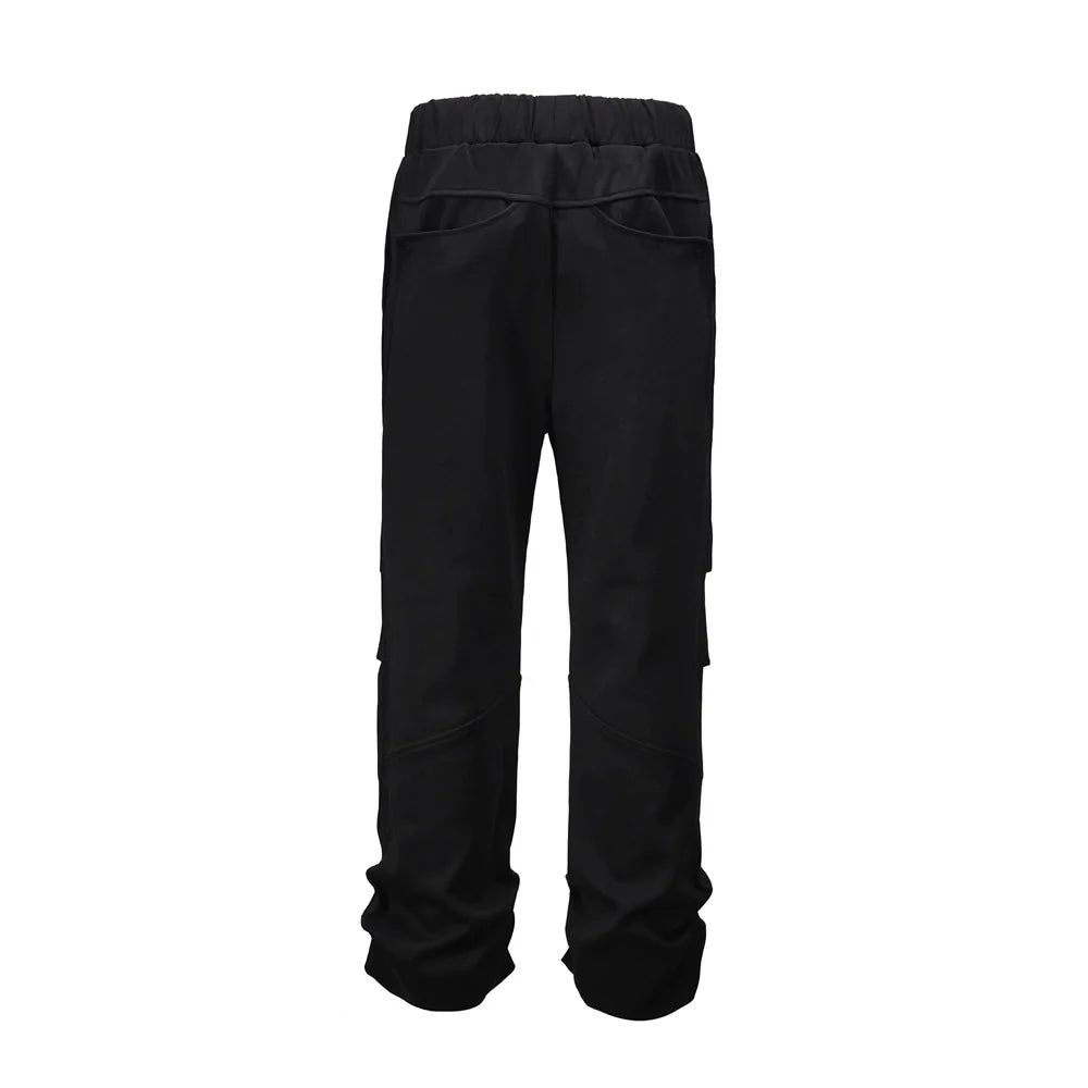Men Sweatpants Casual Trousers Men Paratrooper Pants Baggy Straight Trousers