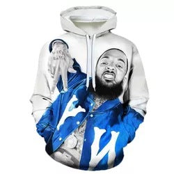 Nipsey Hussle Hoodie 3D Printing plus Size Sweater
