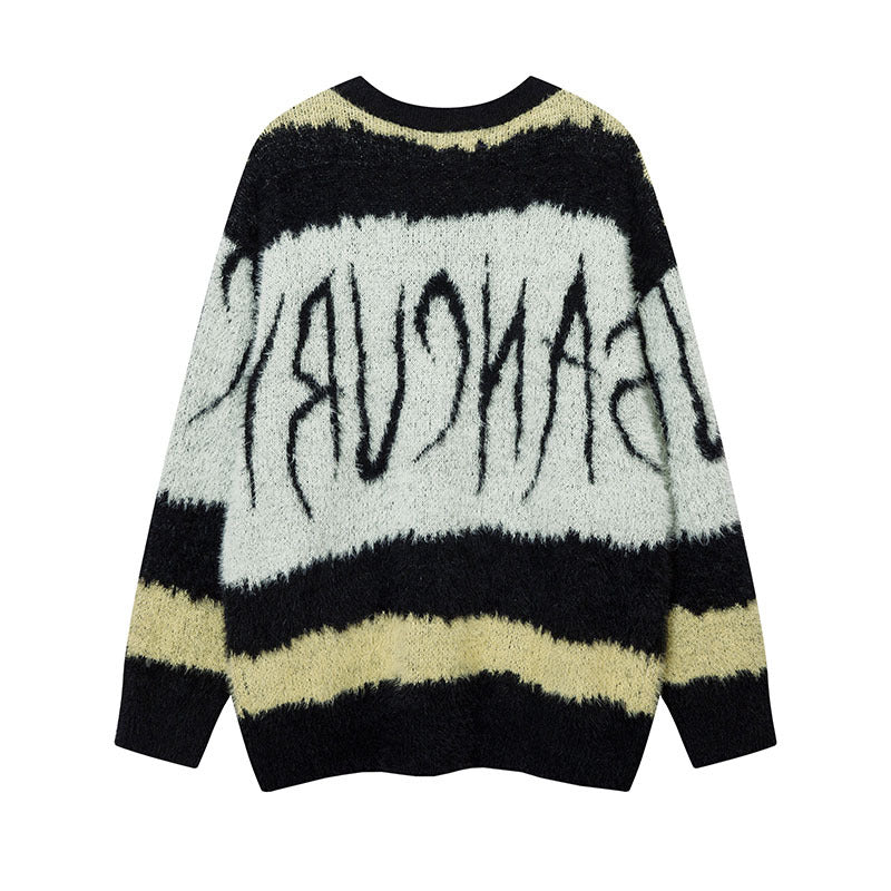 Women Sweater Retro Soft Sweater Sweet Cool Style