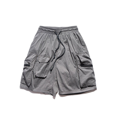 Men Shorts Multi-Pocket Functional Workwear Shorts