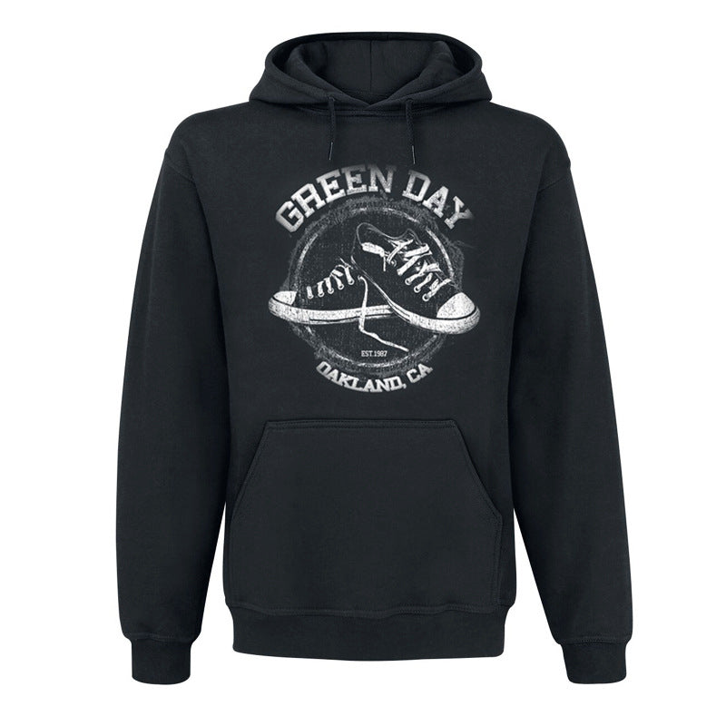 Green Day Hoodie Rock Loose