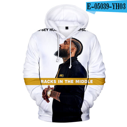 Nipsey Hussle Hoodie Digital 3D Printing