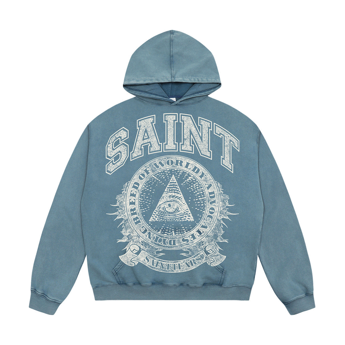 Unisex Hoodies Saint Michael Loose Old Hoodie