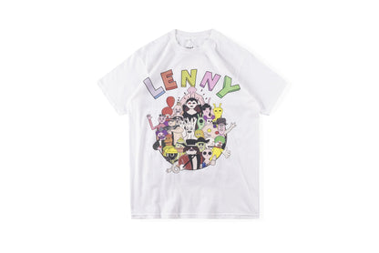 Cpfm T Shirt Portrait Printed Men's and Women's Short-Sleeved T-shirt
