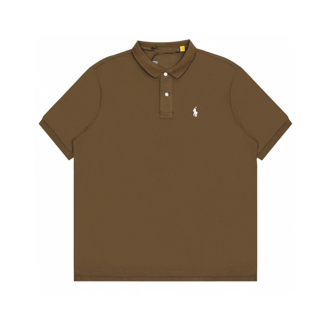 Ralph Lauren POLO shirt RL embroidered lapel POLO loose T-shirt