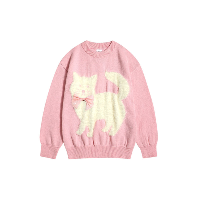 Women Sweater Sweet Idle Style Soft Knitted Sweater All-Matching