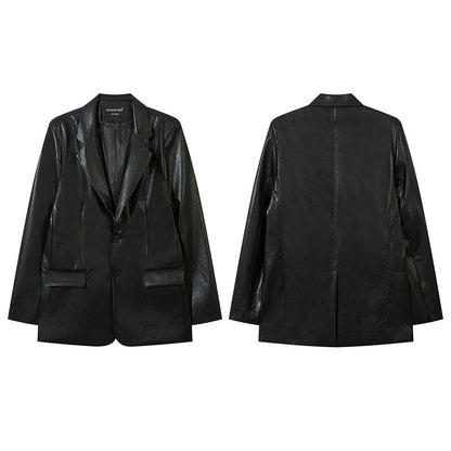 Unisex Vintage Shirt Simple Solid Color Jacket Men