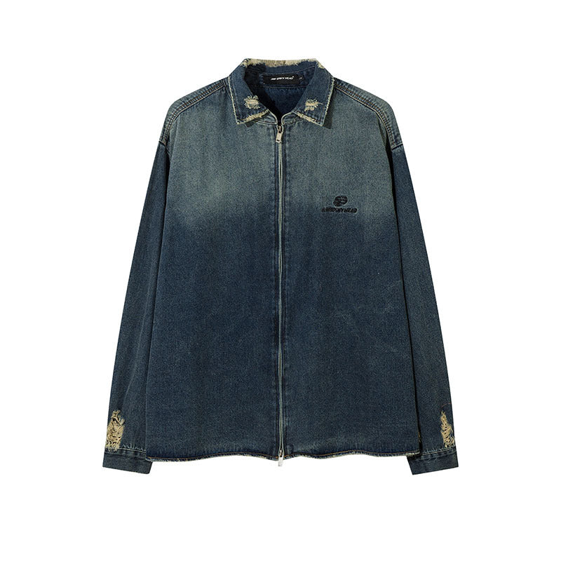 Unisex Vintage Shirt Jacket Men's Autumn Jacket