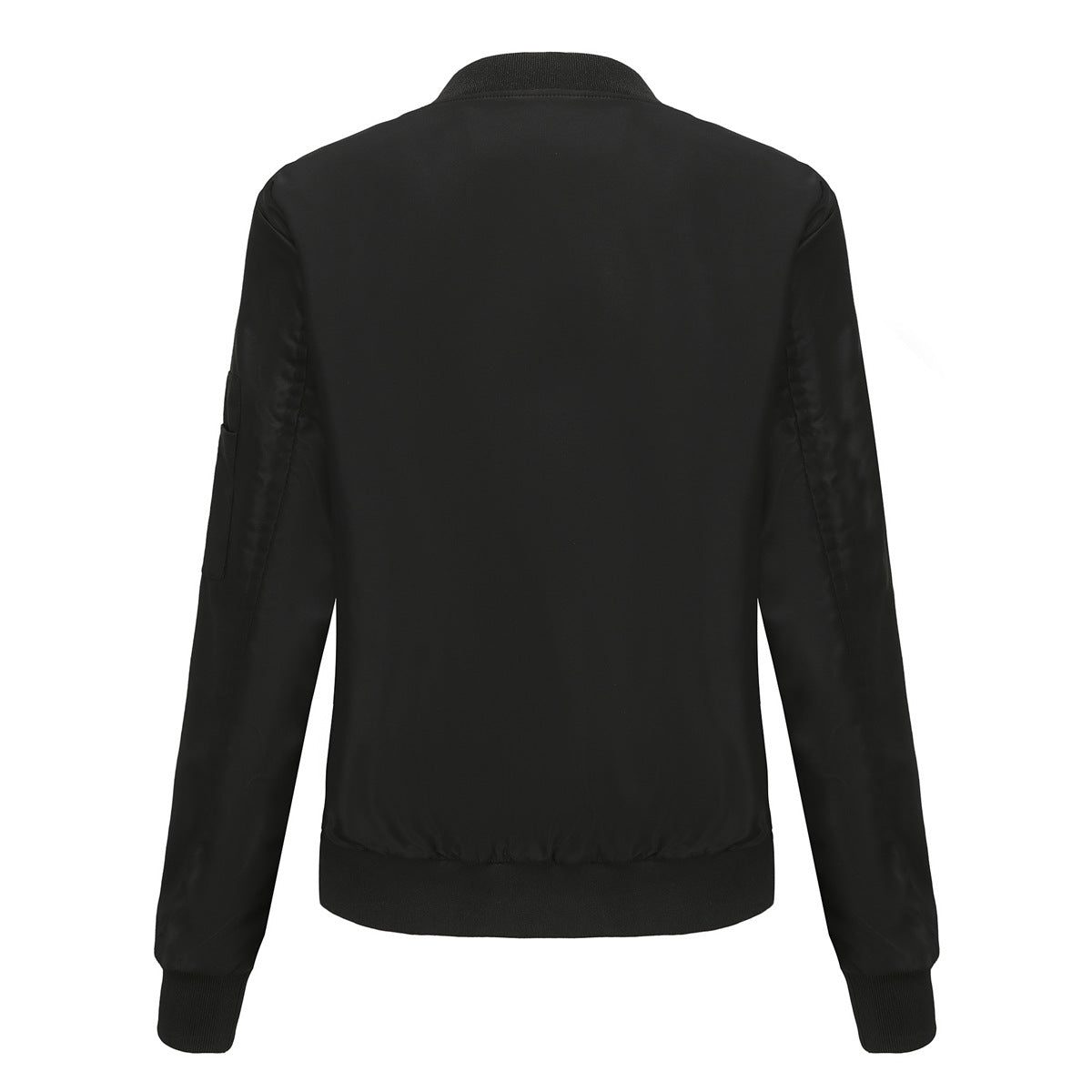 Women's Trench Coat Spring and Autumn Thin Flight Jacket Women's Casual Long Sleeve Coat Women's Loose Lapel Baseball Uniform