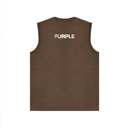 Purple Brand Tank T Shirts Sleeveless T-shirt Vest