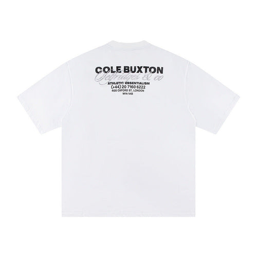 Cole Buxton T-Shirts Casual Short Sleeve T-Shirts