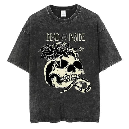 Bad Omens Band Music Tour 2024 Washed T Shirt Retro 90s