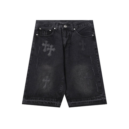 CHH Chrome Hearts Jeans Unisex Casual Loose Jeans