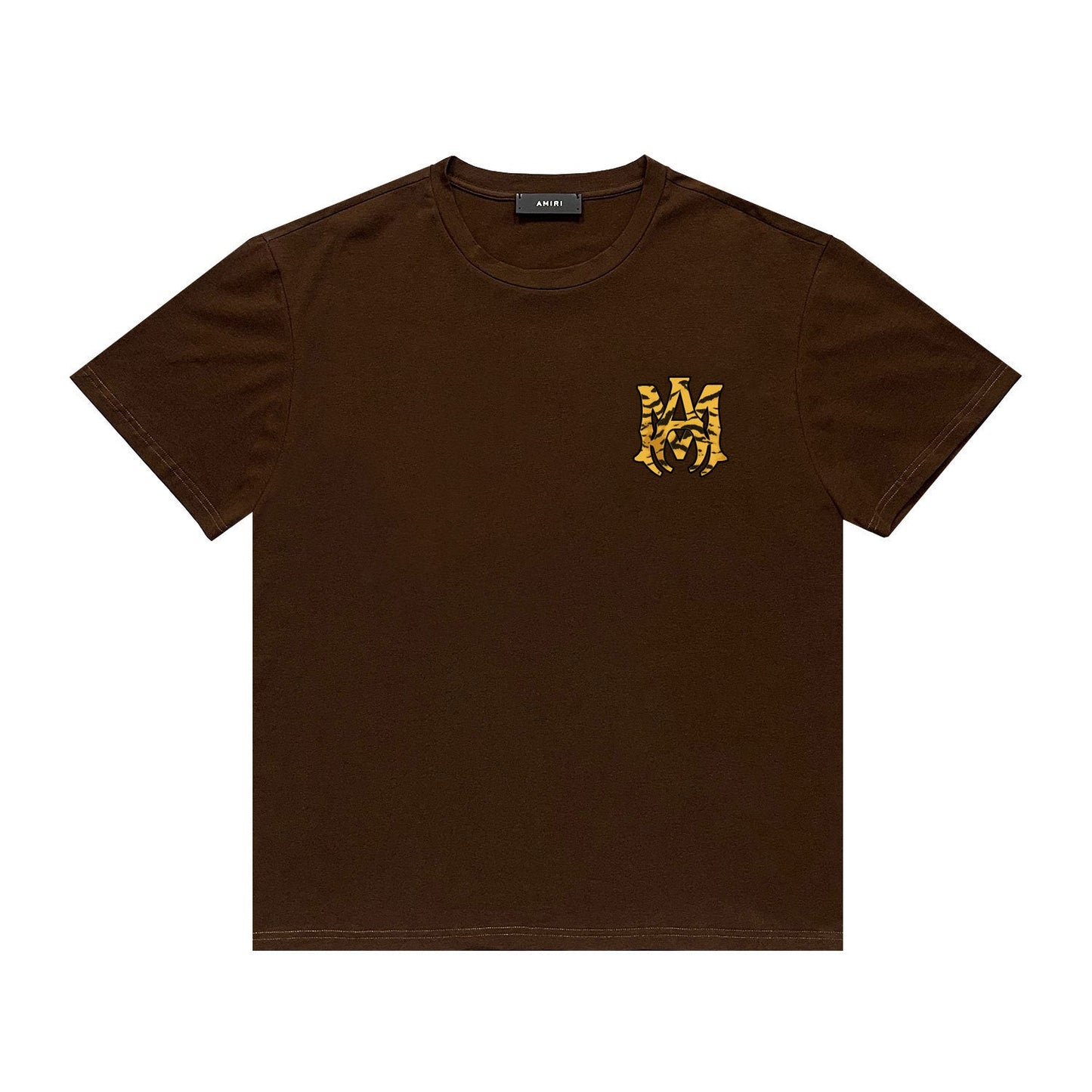 Amiri T Shirt Letter Print Casual Hip Hop Short Sleeve T-shirt
