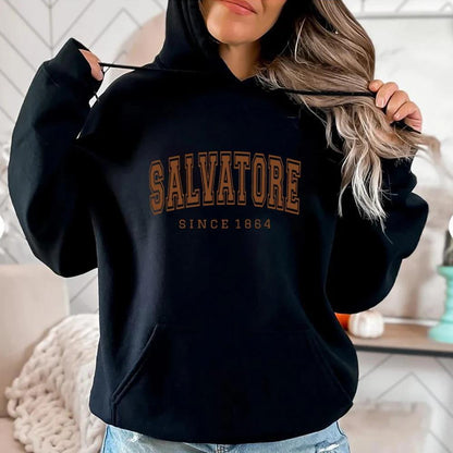 Salvatore Since 1864 Hoodie Mystic Falls Hoodie Vampire Diar
