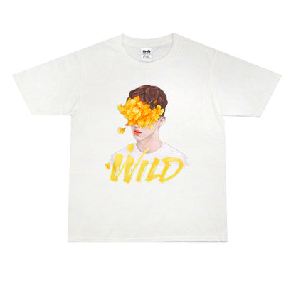 Rock Star T Shirt Troye Sivan Wild Troye Sivan Short Sleeve Printed T-shirt Cotton Loose