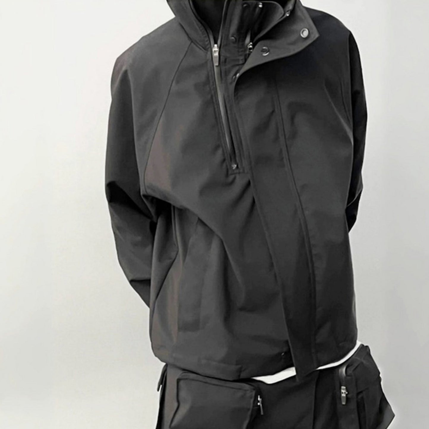 MIJKO Men's Jacket Double Zip Unisex Jacket