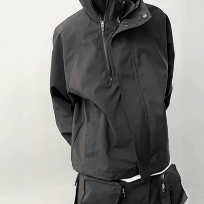 MIJKO Men's Jacket Double Zip Unisex Jacket